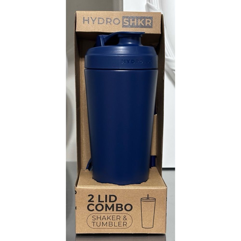 HydroJug 24oz Hydro Stainless Steel SHKR Bottle, NAVY BLUE-‎ DISCONTINUED